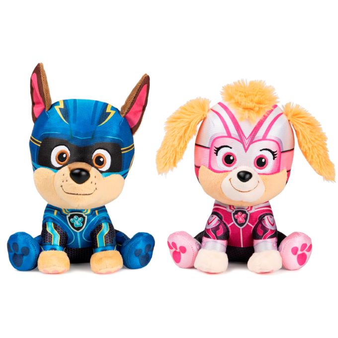 (Mis 3+) PAW PATROL The Mighty Movie Chase Peluche 27cm 2ass…x